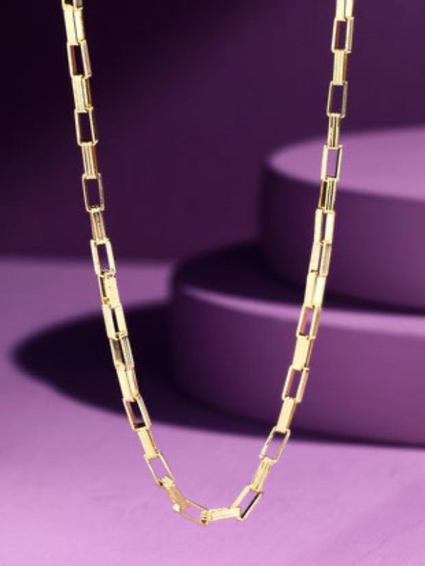 Rectangular Chain Link Necklace