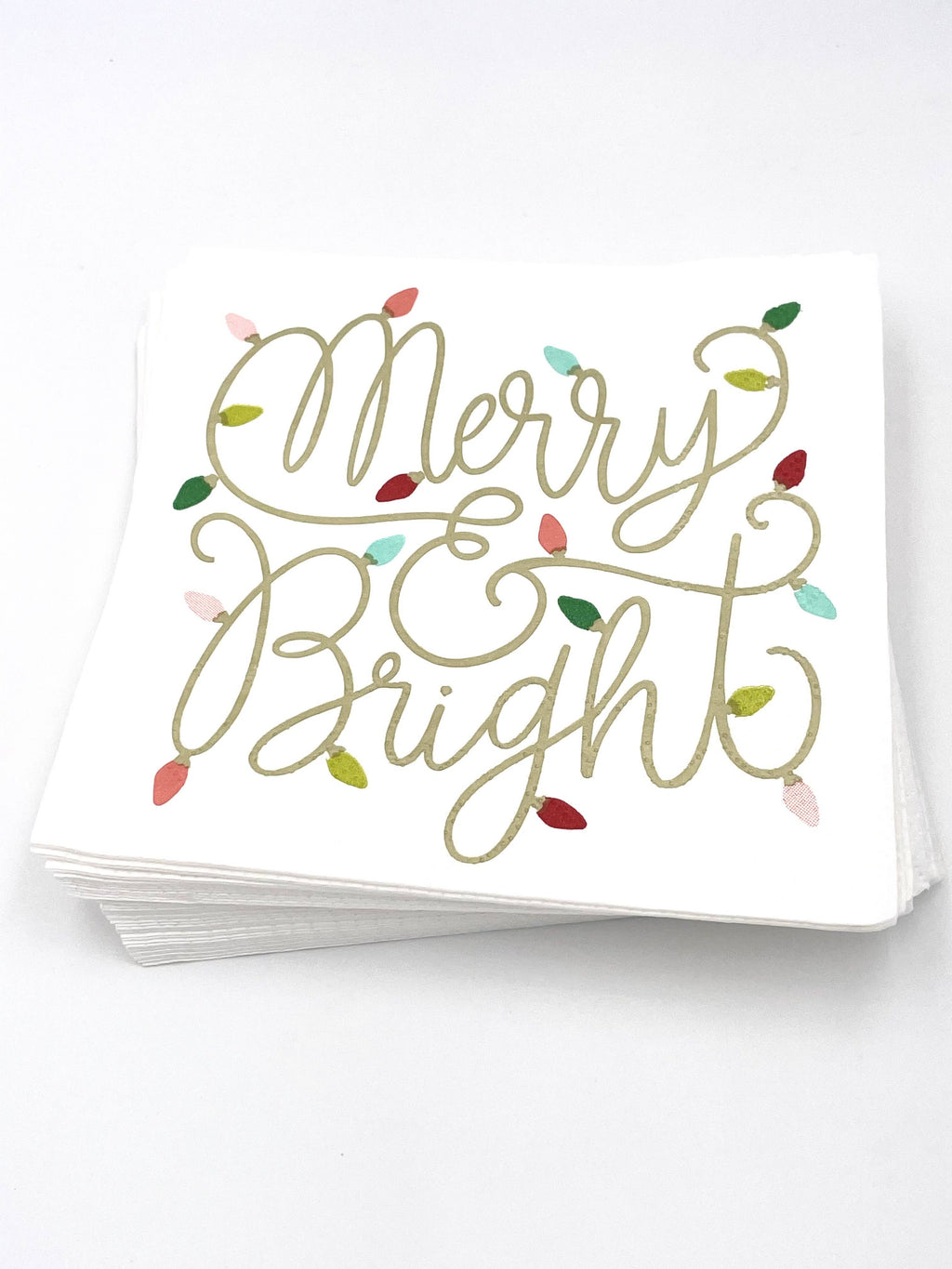 3 ply Cocktail Napkins 20ct | Merry and Bright