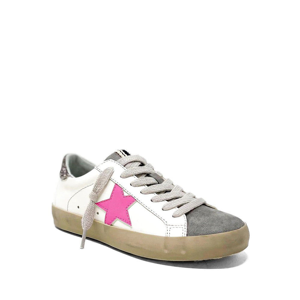KIDS Pink Star Sneakers