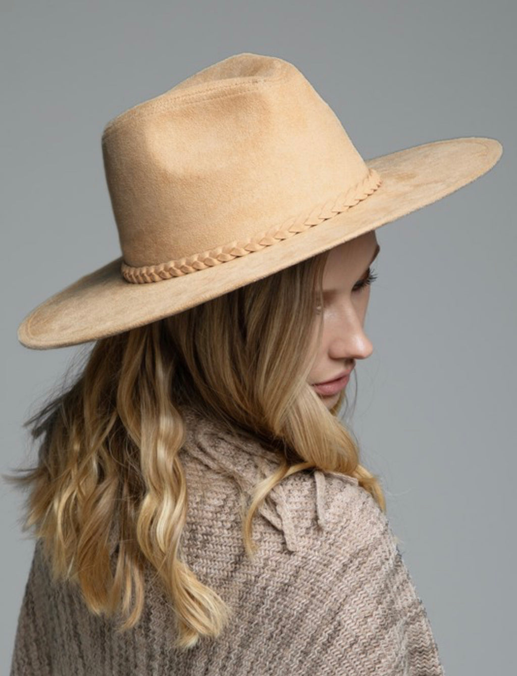 Suede Panama Hat